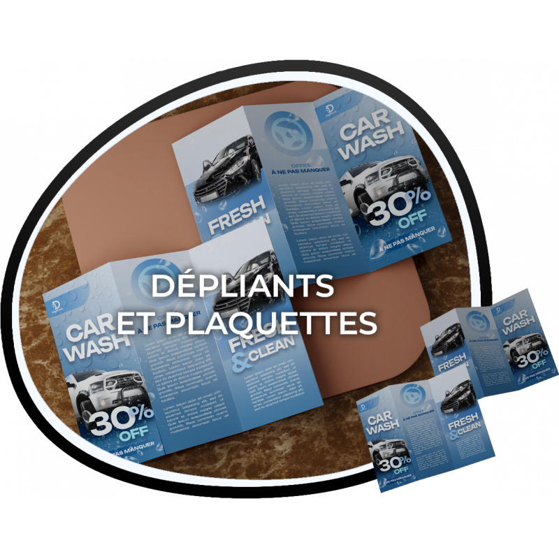 Dépliants et plaquettes